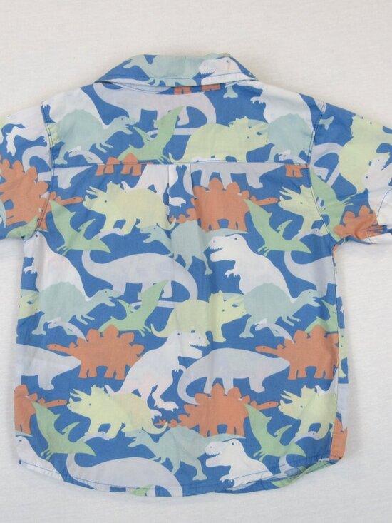 Al & Ray Boy's Size 24M Shirt Dinosaur Print Button Down - Picture 2 of 5